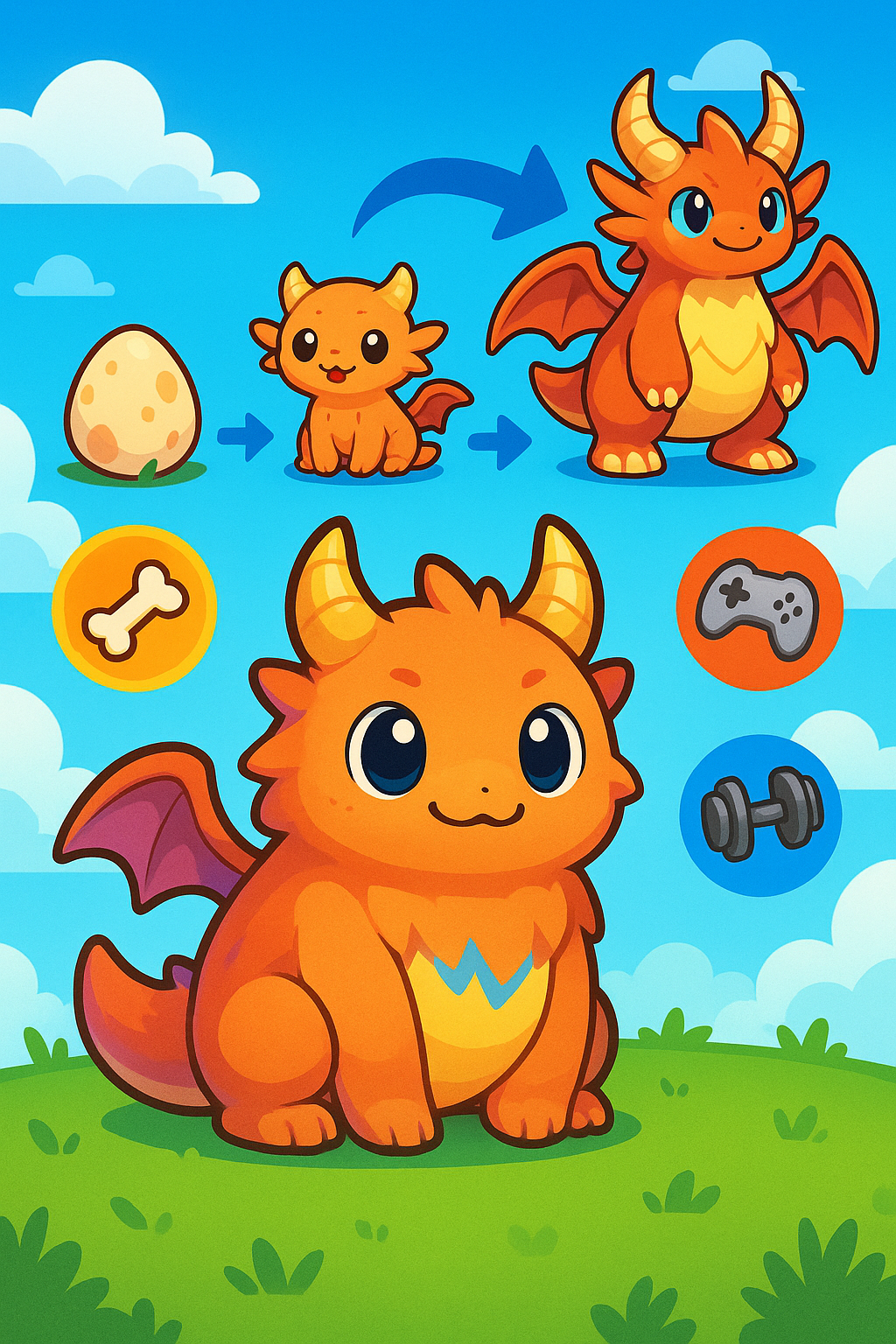 モンスター育成ゲーム - 簡単操作
