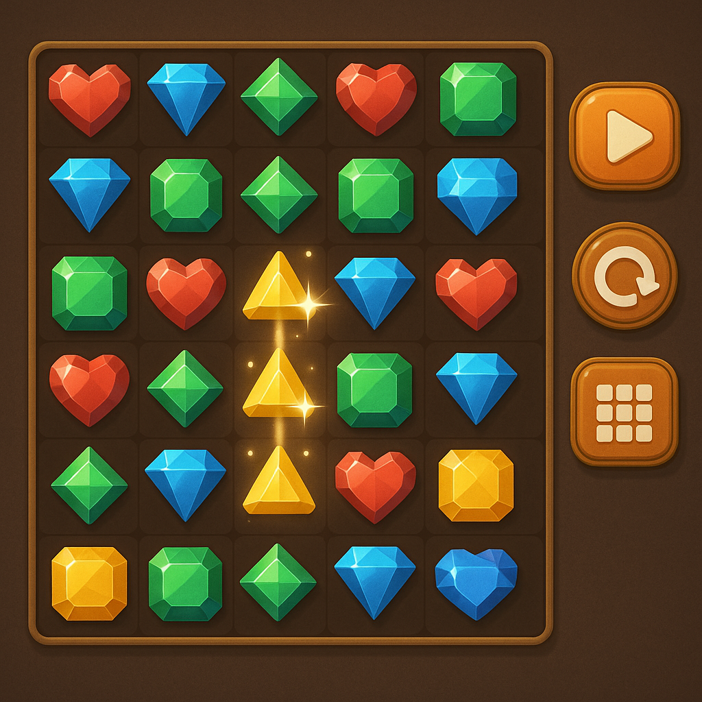宝石の冒険 - Jewel puzzle game